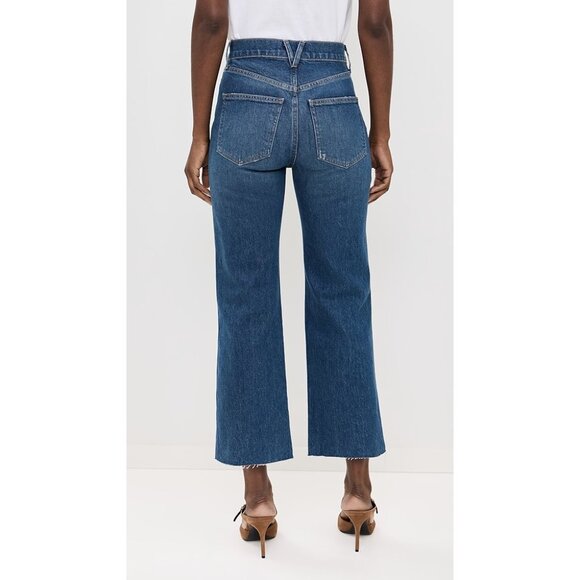 Veronica Beard high rise straight leg evening dusk Dylan jeans - Picture 5 of 9